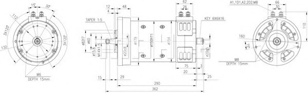 MAHLE ORIGINAL MM 261 Electric Motor